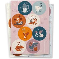 Adventskalendersticker Adventskalendersticker von catsonappletrees
