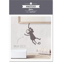 Ministicker F A6 - Äffchen Malou von catsonappletrees
