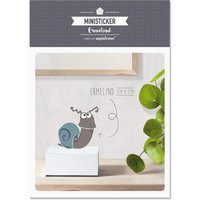 Ministicker F A6 - Schnecke Ermelind von catsonappletrees