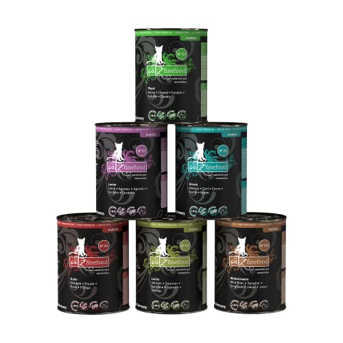 catz finefood Purrrr Collection II - Monoprotein Katzenfutter nass - getreidefrei, zuckerfrei, hypoallergen - hoher Fleischanteil - Multipack Nassfutter für Katzen - im Beutel, 6 x 400g catz finefood Purrrr Collection II - Monoprotein Katzenfutter nass - getreidefrei, zuckerfrei, hypoallergen - hoher Fleischanteil - Multipack Nassfutter für Katzen - im Beutel, 6 x 400g von catz finefood