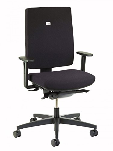 Bürostuhl Viasit Linea mit Armlehnen mit Sitztiefen- u. Sitzneige- mit Lordosenverstellung von cb creative bueroeinrichtung