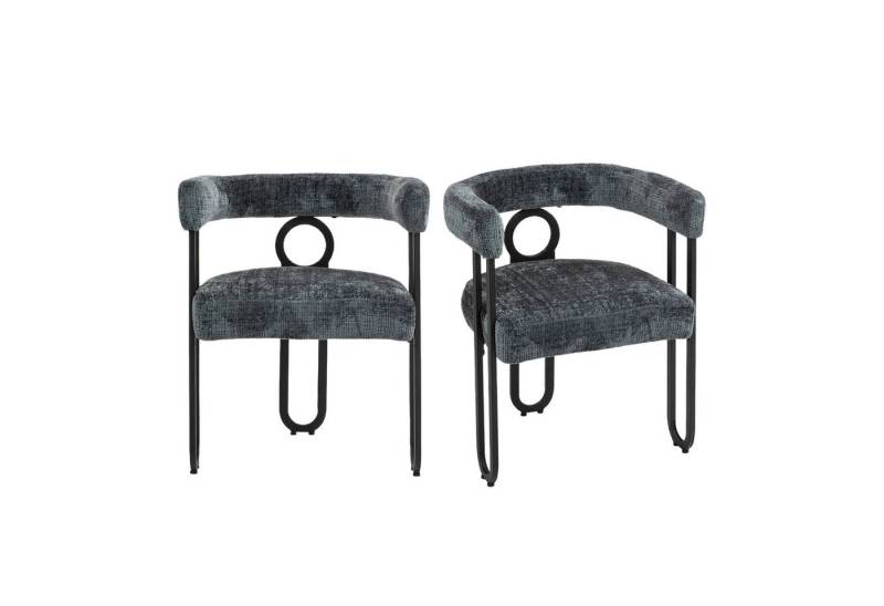 ccbetter Esszimmerstuhl Loungesessel Relaxsessel Freizeitstuhl Fernsehsessel (Weich und luxuriös, Runder Rückenlehne Design, 2 St), für Esszimmer Wohnzimmer und Schlafzimmer von ccbetter