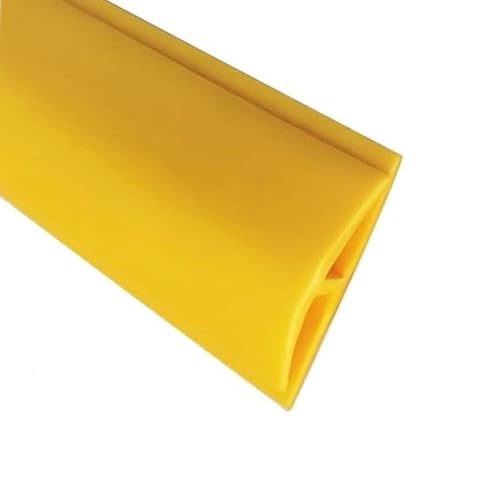 PVC-Übergangsleiste for Teppich und Fliesen – einfach zu installierende Kantenleiste for Teppich- und Bodeneinfassungen, anpassbare Größe(Yellow,Length 3.0m(10ft)) von cchhHUAc