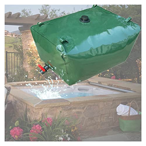 cchhHUAc 240L-6000L zusammenklappbarer Wasserblasentank for die landwirtschaftliche Bewässerung - tragbarer Wasservorratsbehälter for den Notfall(1000 L/264 Gallon/1.5x1.2x0.6 m) von cchhHUAc