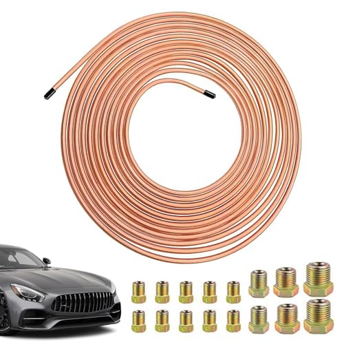 3/16 Bremsleitung - 7,62m Bremsleitung Rolle Anschluss-Set,Rosthemmende Anschlüsse Verbinder Satz Kfz Reparatur Werkzeug für Bremsübertragungssystem Fahrzeug Industrie 3/16 Bremsleitung - 7,62m Bremsleitung Rolle Anschluss-Set,Rosthemmende Anschlüsse Verbinder Satz Kfz Reparatur Werkzeug für Bremsübertragungssystem Fahrzeug Industrie von ccuzs