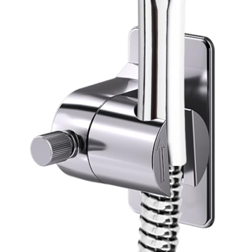 Adjustable Shower Head Holder, Wall Mount Bracket for Handheld Shower, Drill-no cost Installation with Mounting Kit, Rv and Bathroom Compatible Easy Angle Adjustment for Comfortable Use Adjustable Shower Head Holder, Wall Mount Bracket for Handheld Shower, Drill-no cost Installation with Mounting Kit, Rv and Bathroom Compatible Easy Angle Adjustment for Comfortable Use von ccuzs
