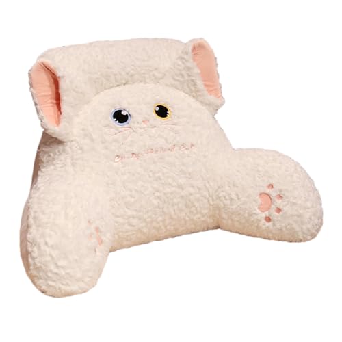 Cat Back Support Pillow, Soft Plush Waist Cushion with Ergonomic Design and Stuffed Backrest Support, Attractive Cat Charm, Made of Excellent Plushy Material, 23.62x15.75inches Cat Back Support Pillow, Soft Plush Waist Cushion with Ergonomic Design and Stuffed Backrest Support, Attractive Cat Charm, Made of Excellent Plushy Material, 23.62x15.75inches von ccuzs
