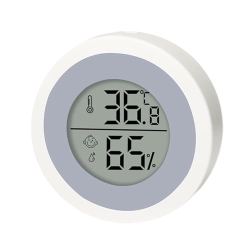 Digital Temperature Meter, Indoor Humidity Monitor, Round LCD Display Sensor, Portable Climate Gauge, Battery Efficient Design, ABS, Electronic Components Material, 1.77x1.77x0.59in Digital Temperature Meter, Indoor Humidity Monitor, Round LCD Display Sensor, Portable Climate Gauge, Battery Efficient Design, ABS, Electronic Components Material, 1.77x1.77x0.59in von ccuzs