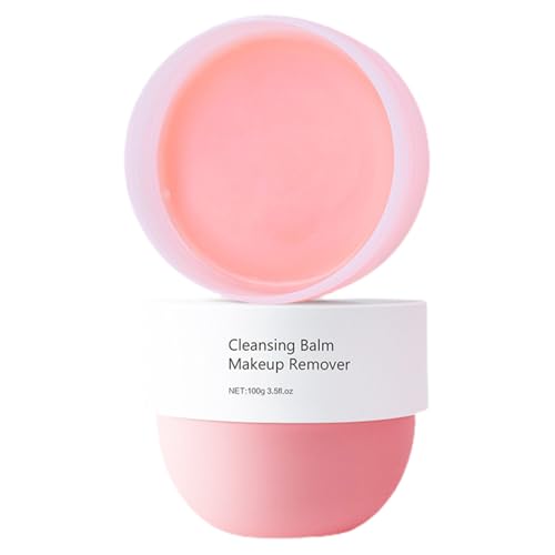 Makeup Remover Balm, Face Cleanser, Hydrating Makeup Melt, Natural Ingredient Formula, Nourishing Skin Care, Contains a Variety of Plant Extracts, Gentle and Non-Irritating, 3.31 * 3.31 * 2.48in von ccuzs
