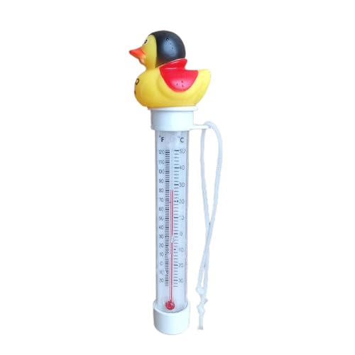 Pool Thermometers Floating, Cute Duck Design, Large Display and Long Tether Rope Yellow for Water Temperature Monitoring in Pools, Hot Tubs, Ice Baths, Spas, Outdoor Bathing, Daily Use Pool Thermometers Floating, Cute Duck Design, Large Display and Long Tether Rope Yellow for Water Temperature Monitoring in Pools, Hot Tubs, Ice Baths, Spas, Outdoor Bathing, Daily Use von ccuzs