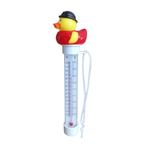 Pool Thermometers Floating, Cute Duck Design, Large Display and Long Tether Rope Yellow for Water Temperature Monitoring in Pools, Hot Tubs, Ice Baths, Spas, Outdoor Bathing, Daily Use Pool Thermometers Floating, Cute Duck Design, Large Display and Long Tether Rope Yellow for Water Temperature Monitoring in Pools, Hot Tubs, Ice Baths, Spas, Outdoor Bathing, Daily Use von ccuzs