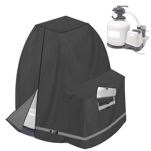 Pumpenabdeckung für Pool | Gehäuse für Poolpumpe 420D versilbert | Abdeckung UV-Filter wasserdicht geeignet 35-40 cm Kinderschutz und Wassereinsparung außen Pumpenabdeckung für Pool | Gehäuse für Poolpumpe 420D versilbert | Abdeckung UV-Filter wasserdicht geeignet 35-40 cm Kinderschutz und Wassereinsparung außen von ccuzs