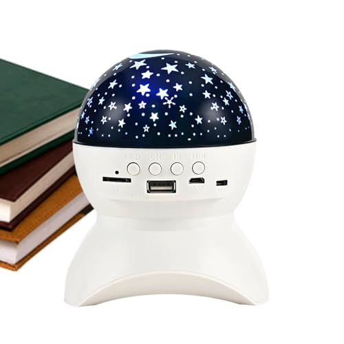 ccuzs Kabelloser Ladelautsprecher, LED-Nachtlicht, Lautsprecher Mit Projektor, Nachtlichtprojektor Mit LED-Nachtlicht, Multifunktional Für Kinder Und Erwachsene, Heimdekoration Und Entspannung ccuzs Kabelloser Ladelautsprecher, LED-Nachtlicht, Lautsprecher Mit Projektor, Nachtlichtprojektor Mit LED-Nachtlicht, Multifunktional Für Kinder Und Erwachsene, Heimdekoration Und Entspannung von ccuzs