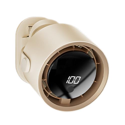 ccuzs Klemmventilator fürs Auto - 100 Geschwindigkeitsstufen USB-Aufladbarer Leiser Autoventilator Mit LED-Display,Fahrzeug Zubehör Für LKW Boot Küche Campingbus Camping ccuzs Klemmventilator fürs Auto - 100 Geschwindigkeitsstufen USB-Aufladbarer Leiser Autoventilator Mit LED-Display,Fahrzeug Zubehör Für LKW Boot Küche Campingbus Camping von ccuzs