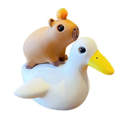 ccuzs Miniature Resin Capybara, Car Dashboard Figurine, Collectible Animal Sculpture, Cute Capybara Decor for Home, Desktop and Bookshelf Display, Material: Harz ccuzs Miniature Resin Capybara, Car Dashboard Figurine, Collectible Animal Sculpture, Cute Capybara Decor for Home, Desktop and Bookshelf Display, Material: Harz von ccuzs