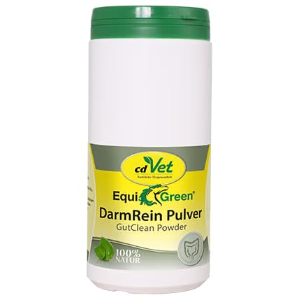 EquiGreen DarmRein Pulver 600 g | Ergänzungsfuttermittel für Pferde zur ernährungsbedingten Unterstützung der Darmflora EquiGreen DarmRein Pulver 600 g | Ergänzungsfuttermittel für Pferde zur ernährungsbedingten Unterstützung der Darmflora von cdVet