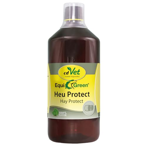 EquiGreen Heu Protect 1 L | Ergänzungsfuttermittel für Pferde - Spray für EIN pilzfeindliches Heu - EquiGreen Heu Protect 1 L | Ergänzungsfuttermittel für Pferde - Spray für EIN pilzfeindliches Heu - von cdVet