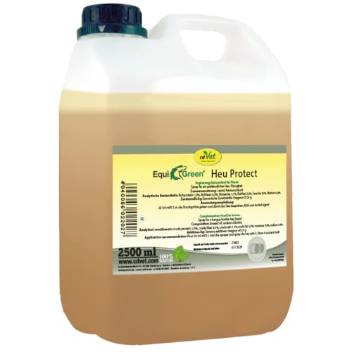 EquiGreen Heu Protect 2,5 L | Ergänzungsfuttermittel für Pferde - Spray für EIN pilzfeindliches Heu - EquiGreen Heu Protect 2,5 L | Ergänzungsfuttermittel für Pferde - Spray für EIN pilzfeindliches Heu - von cdVet