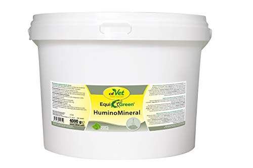 cdVet EquiGreen HuminoMineral 4 kg - Mineralfutter Pferde mit HuminoMin® Komplex Zink Magnesium von cdVet