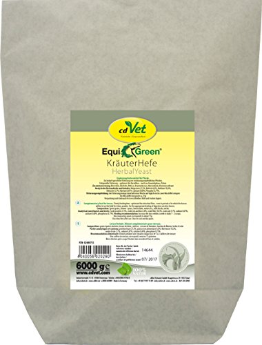EquiGreen KräuterHefe Pferdefutter 6kg – natürliche Unterstützung für empfindliche Verdauung mit B-Vitaminen, Kräutern und Hefen EquiGreen KräuterHefe Pferdefutter 6kg – natürliche Unterstützung für empfindliche Verdauung mit B-Vitaminen, Kräutern und Hefen von cdVet