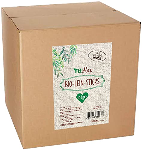 Fit-Hap Bio-Lein-Sticks 10kg | Gesunde Belohnung für Hunde und Pferde Fit-Hap Bio-Lein-Sticks 10kg | Gesunde Belohnung für Hunde und Pferde von cdVet