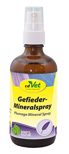GefiederMineralspray für Vögel | mit Aloe Vera und Teebaumöl 100ml von cdVet