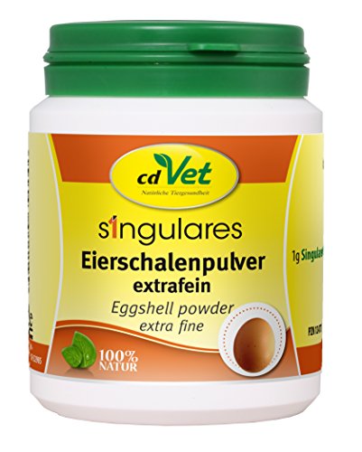 Singulares Eierschalenpulver extrafein 90g von cdVet