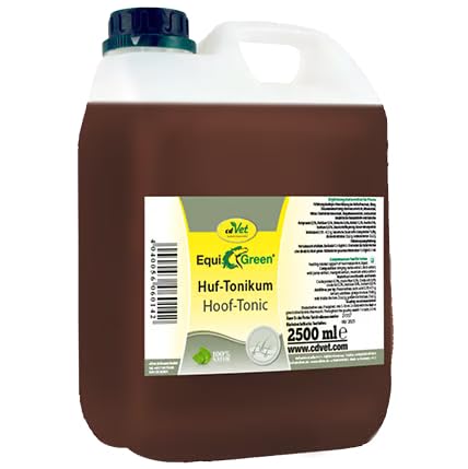cdVet EquiGreen Huf-Tonikum 2,5 Liter | Ergänzungsfuttermittel für Pferde zur fütterungsbedingten Unterstützung des Hufstoffwechsels von cdVet