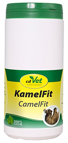 cdVet Naturprodukte privet KamelFit 750 g - Kamel - Ergänzungsfuttermittel - Aufbautraining - schnelle Regeneration + Muskelaufbau - Sport - lockere + leistungsfähige Muskulatur - Vitaminversorger - von cdVet