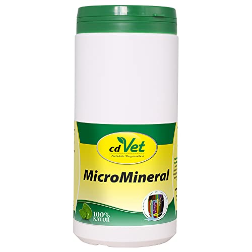 cdVet MicroMineral Hund & Katze 1000g - Nahrungsergänzung für Haustiere mit Mineralstoffen und Spurenelementen wie Magnesium und Calcium sowie Vitaminen von cdVet