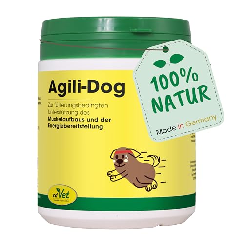 cdVet Naturprodukte Agili-Dog 250 g - Hund - Ergänzungsfuttermittel - Versorgung von Kräutern + Vitaminen + Eisen - Lustlosigkeit + nach Krankheit + Operation + während Trächtigkeit - Muskelaufbau - cdVet Naturprodukte Agili-Dog 250 g - Hund - Ergänzungsfuttermittel - Versorgung von Kräutern + Vitaminen + Eisen - Lustlosigkeit + nach Krankheit + Operation + während Trächtigkeit - Muskelaufbau - von cdVet