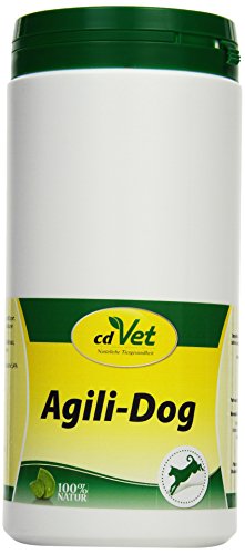 cdVet Naturprodukte Agili-Dog 600 g - Hund - Ergänzungsfuttermittel - Versorgung von Kräutern + Vitaminen + Eisen - Lustlosigkeit + nach Krankheit + Operation + während Trächtigkeit - Muskelaufbau - von cdVet