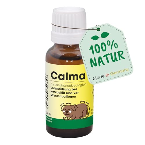cdVet Naturprodukte Calma 20 ml - Hund, Katze, Pferd - Ergänzungsfuttermittel - emotionale + körperliche Belastbarkeit - Unterstützung - Gemütsregulierend cdVet Naturprodukte Calma 20 ml - Hund, Katze, Pferd - Ergänzungsfuttermittel - emotionale + körperliche Belastbarkeit - Unterstützung - Gemütsregulierend von cdVet