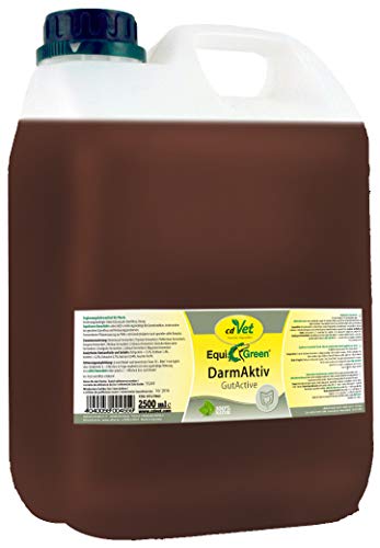 cdVet Naturprodukte EquiGreen DarmAktiv 2,5 Liter - Unterstützung der Darmkondition - Verdauungsprobleme - Darmflora - Immunsystem - wertvolle Milchsäuren+Antioxidantien+Enzyme+Vitamine - von cdVet