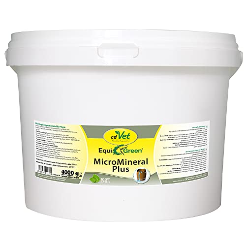 cdVet EquiGreen 100% Natur Micromineral Plus Nahrungsergänzungsmittel für Hunde, 4 kg von cdVet