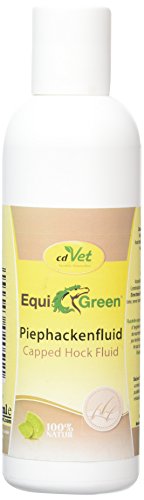 EquiGreen Piephackenfluid 200ml - Herbal Care for Horse Hock Bumps with Rosskastanie, Birkenblatt, and Arnika von cdVet