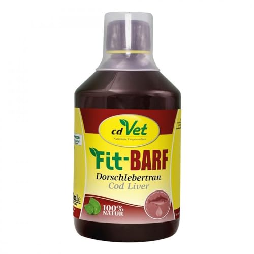 Fit-BARF Dorschlebertran für Hunde & Katzen 500ml von cdVet