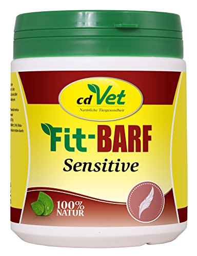 cdVet Naturprodukte Fit-BARF Sensitive 350 g - Hund&Katze - getreidefrei - ausgeglichene Ernährung bei Rohfütterung - Bauchspeicheldrüsen-, Nieren-, Leber-, Reduktionsdiäten - Vitamine - BARFEN - cdVet Naturprodukte Fit-BARF Sensitive 350 g - Hund&Katze - getreidefrei - ausgeglichene Ernährung bei Rohfütterung - Bauchspeicheldrüsen-, Nieren-, Leber-, Reduktionsdiäten - Vitamine - BARFEN - von cdVet