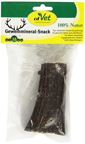 cdVet Naturprodukte Geweihmineral-Snack M - Hund -Einzelfuttermittel - Spielzeug - Beschäftigung - gesunde Zähne + Zahnfleisch - Abwurfstange - antiallergen - ohne Farb + Konservierungsstoffe - cdVet Naturprodukte Geweihmineral-Snack M - Hund -Einzelfuttermittel - Spielzeug - Beschäftigung - gesunde Zähne + Zahnfleisch - Abwurfstange - antiallergen - ohne Farb + Konservierungsstoffe - von cdVet