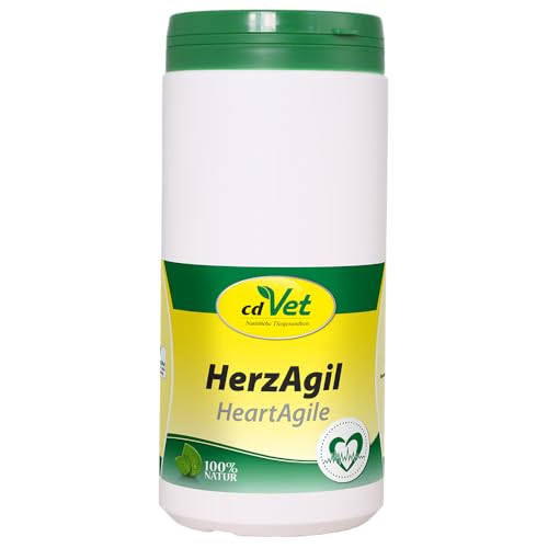 cdVet Naturprodukte HerzAgil 600g - Ergänzungsfuttermittel für Hunde & Katzen zur Unterstützung der Herzfunktion - Natürliche Vitalitätsförderung mit Kräutern cdVet Naturprodukte HerzAgil 600g - Ergänzungsfuttermittel für Hunde & Katzen zur Unterstützung der Herzfunktion - Natürliche Vitalitätsförderung mit Kräutern von cdVet