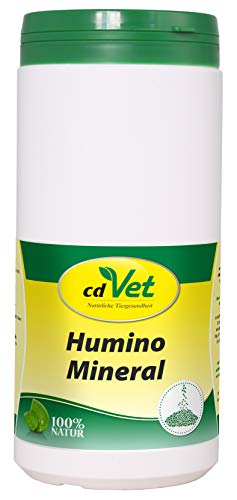 cdVet Naturprodukte HuminoMineral 1 kg - Hund, Katze - Mineralergänzungsfuttermittel - Magen-Darm Regulation - Vitamin + Mineralstoffgeber - hoher Zink + Magnesiumgehalt - Zellschutz - Gesundheit - von cdVet