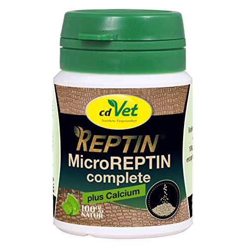cdVet Naturprodukte MicroREPTIN complete 25 g - Reptilien - verbessert Nähr- und Vitalstoffaufnahme im Darm -Versorgung mit Vitaminen, Mineralien, Spurennährstoffen - bindet Toxine im Darm - cdVet Naturprodukte MicroREPTIN complete 25 g - Reptilien - verbessert Nähr- und Vitalstoffaufnahme im Darm -Versorgung mit Vitaminen, Mineralien, Spurennährstoffen - bindet Toxine im Darm - von cdVet