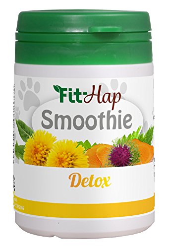 cdVet Naturprodukte Smoothie Detox 20 g - Hund - Futterergänzungsmittel - wichtige Vitamine + Mineralien + Spurenelemente - natürlich - Obst + Gemüse - ohne künstliche Zusatzstoffe + Zucker - von cdVet