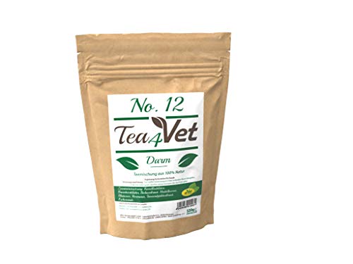 cdVet Naturprodukte Tea4Vet No 12 Darm 120 g - Hund - Teemischung - Magen und Darmtee - mit Kamillenblüten+Brombeerblättern+Heidelbeeren+Tausendgüldenkraut - 100% Natur - von cdVet