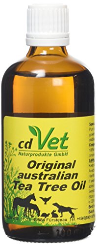 cdVet Naturprodukte Teebaumöl 100 ml - Tier - Spezialprodukt - vielseitig einsetzbar - hochwertig - schonend - natürlich - Wohlbefinden - Wasserbaddestillationsverfahren - verträglich -, 61 cdVet Naturprodukte Teebaumöl 100 ml - Tier - Spezialprodukt - vielseitig einsetzbar - hochwertig - schonend - natürlich - Wohlbefinden - Wasserbaddestillationsverfahren - verträglich -, 61 von cdVet