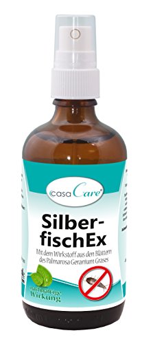 cdVet Naturprodukte casaCare® SilberfischEx 100 ml - Insektizid - Vernichtung Silberfische - angenehmer Duft - Innen + Außenbereiche - bei Insekten + Spinnen + Kellerasseln + Gliederfüßler - von cdVet