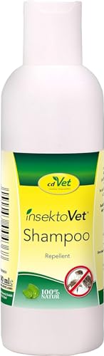 cdVet insektoVet Shampoo schützender Repellent Insektenschutz für Hund und Katze – effektive und wohlriechende Fellpflege von cdVet