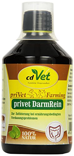cdVet Naturprodukte priVet DarmRein 500 ml - Geflügel - Kaninchen - Schweine - Unterstützung der Futteraufnahme + Verdauung + Darmflora - Verdauungsstörungen - Durchfall - Darmprobleme - cdVet Naturprodukte priVet DarmRein 500 ml - Geflügel - Kaninchen - Schweine - Unterstützung der Futteraufnahme + Verdauung + Darmflora - Verdauungsstörungen - Durchfall - Darmprobleme - von cdVet