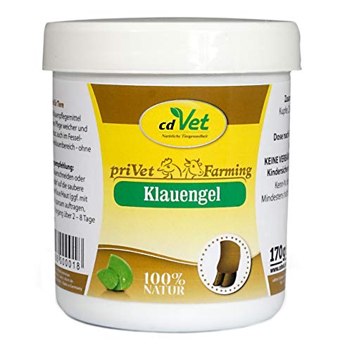 cdVet Naturprodukte privet Klauengel 170 g - Nutztiere, Pferd - Pflegemittel - intensive Pflege - belastende Haut - keine Hemmstoffe - pflegt Stellen im Zwischenklauenbereich - trockene Haut - cdVet Naturprodukte privet Klauengel 170 g - Nutztiere, Pferd - Pflegemittel - intensive Pflege - belastende Haut - keine Hemmstoffe - pflegt Stellen im Zwischenklauenbereich - trockene Haut - von cdVet