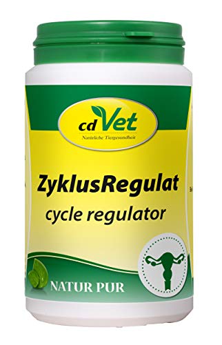 cdVet Naturprodukte ZyklusRegulat 120 g - Hund - Ergänzungsfuttermittel - Unterstützung hormoneller Prozesse + Regulierung des Hormonsystems - Scheinschwangerschaft + Läufigkeit - Harmonisierung - von cdVet